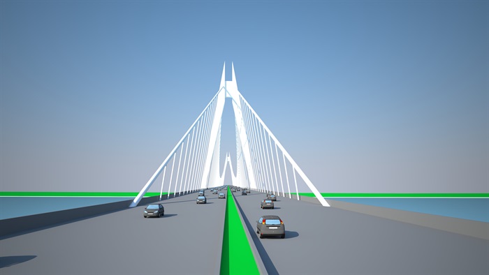 大型桥梁造型设计模型(7)