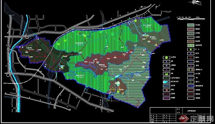 公园规划设计cad总图