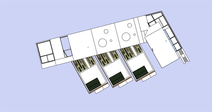 创意拱形曲面屋顶木格栅表皮单元式幼儿园托儿所设计(4)