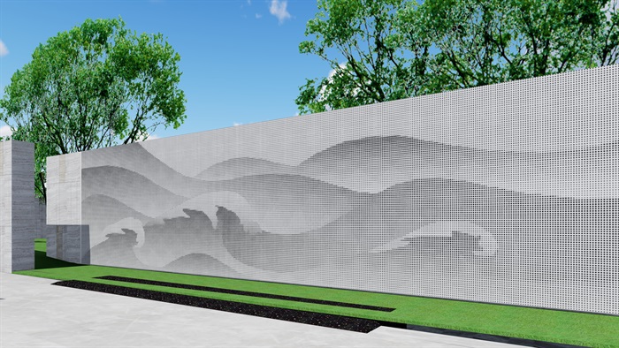 金科江湖海示范区景观SU模型+LUMION效果图(8)
