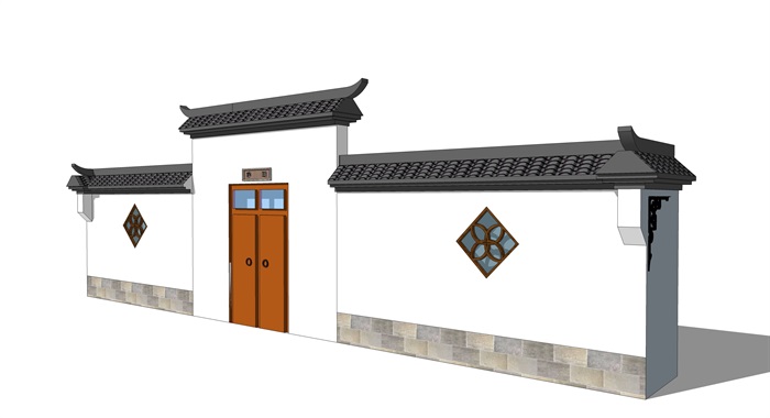 中式院门(2)