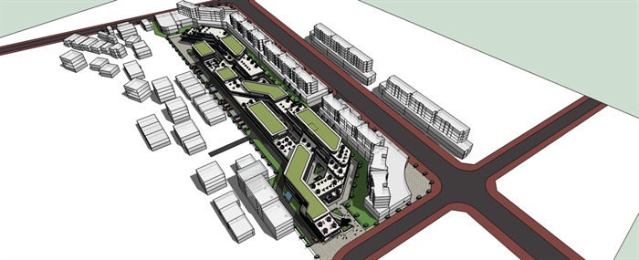 现代风格商业街项目方案设计(4)