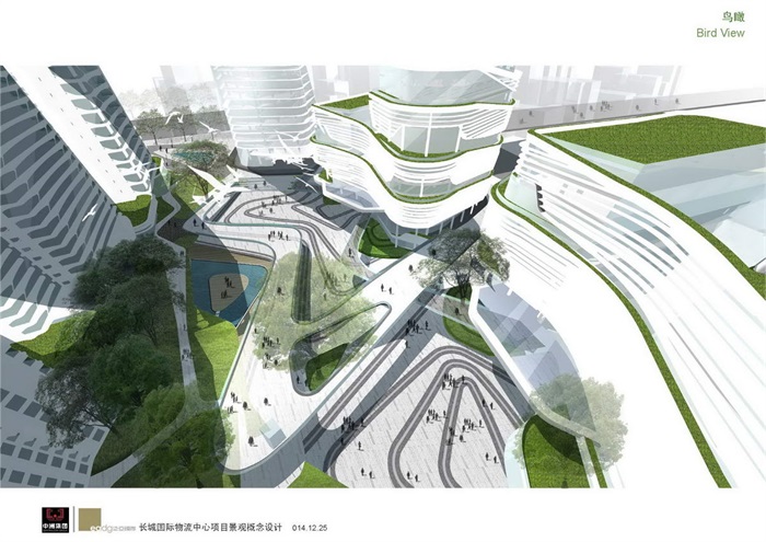 20170423泛亚国际设计作品--深圳笋岗长城国际物流中心项目景观概念设计方案(7)