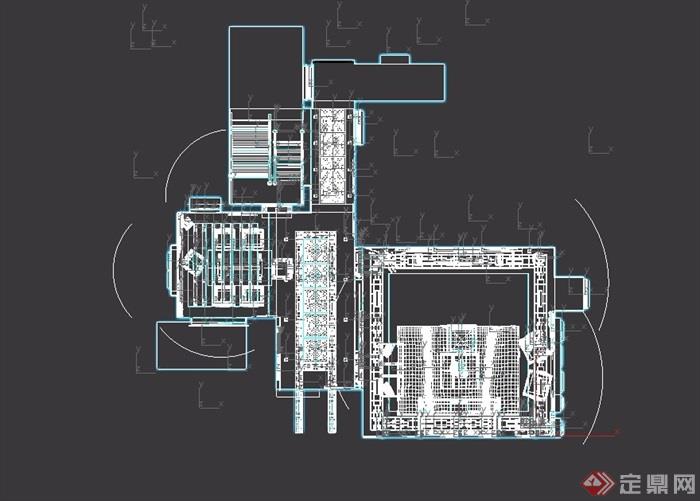 中式客厅空间3d模型及效果图