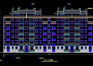 某多层异型柱结构住宅楼建筑施工图