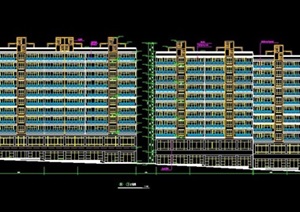 高层商业住宅楼建筑图