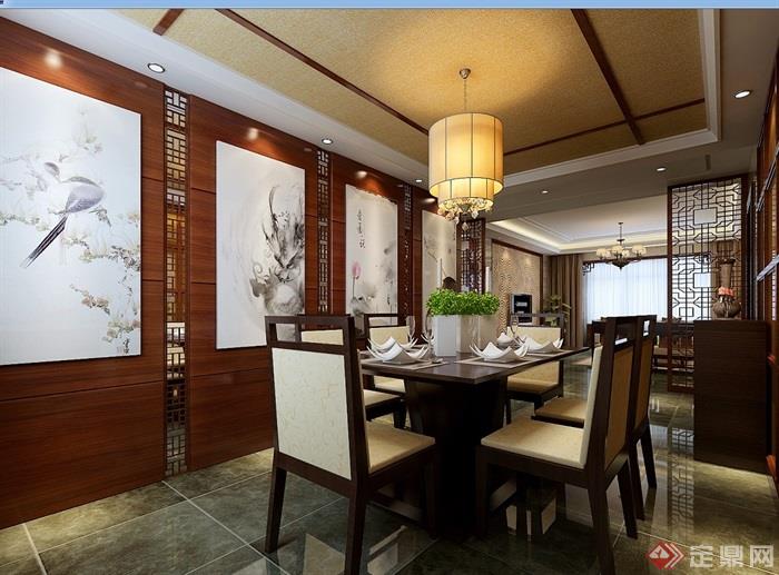 详细完整的客厅客厅设计3d模型及效果图