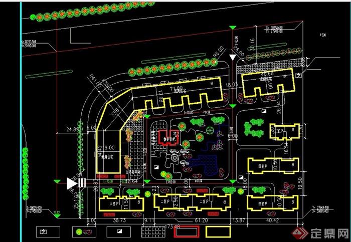 可利园住宅小区规划CAD图