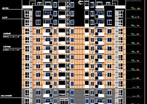小区小高层住宅楼建筑设计施工图纸