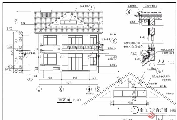 欧式两层住宅别墅设计pdf文本及效果图