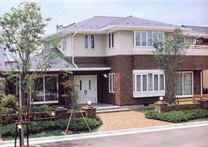 欧式风格详细两层住宅别墅设计cad方案